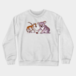 Koala & Lemur & Ladybug Crewneck Sweatshirt